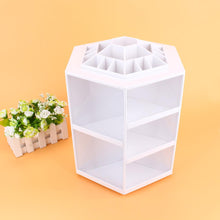 360 Degree Rotating Cosmetic Makeup Organizer,Tidy Organizer Cosmetic Display Brush Lipstick Storage Stand Box