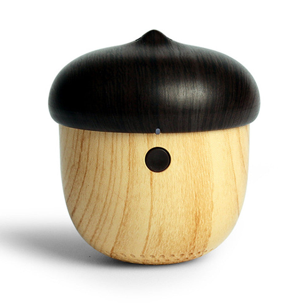 Cute Nut Shaped Outdoor Loudspeaker Rechargeable Mini Wooden Wireless Speaker Small Elegant Shape Can Put in Your Pocket
